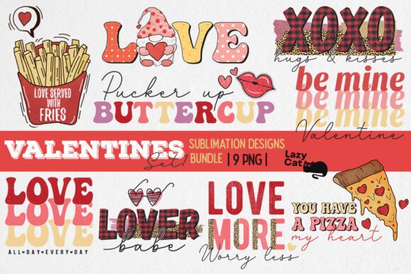 Download Valentines Sublimation Designs Bundle - Sublimation designs Collection