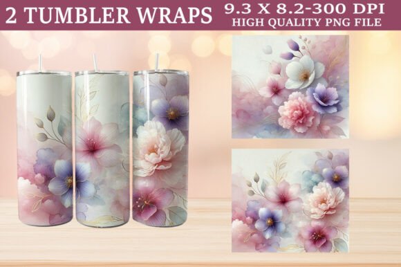 Download Floral Sublimation Tumbler Wraps - Sublimation tumbler wraps Collection
