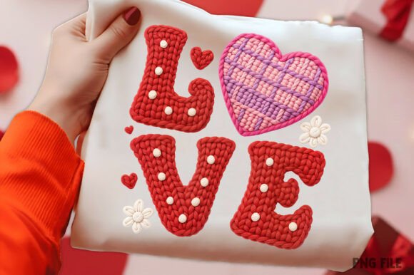 Download Yarn Crochet Love Valentines PNG - Valentines Collection