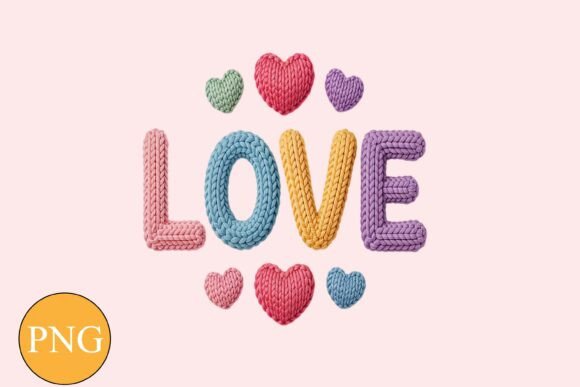 Download Crochet Love Valentines PNG - Valentines Collection