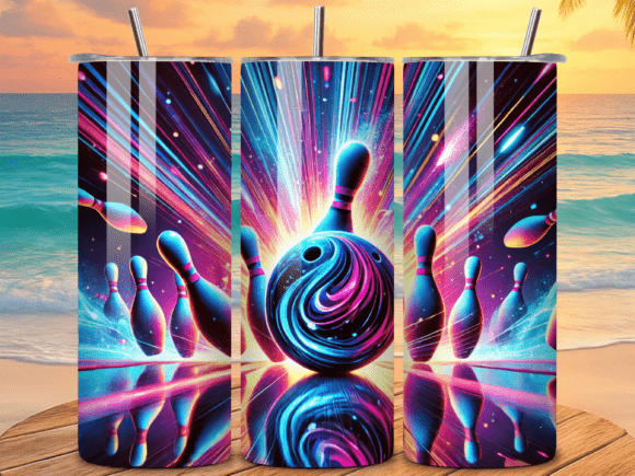 Download Neon Bowling Sublimation Tumbler Wraps - Sublimation tumbler wraps Collection
